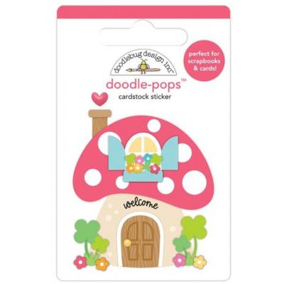 Doodlebug Design Over The Rainbow Sticker - Gnome Sweet Home